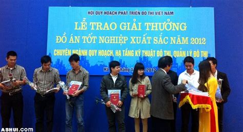 Trao giải thưởng Đồ án tốt nghiệp xuất sắc năm 2012 chuyên ngành Quy