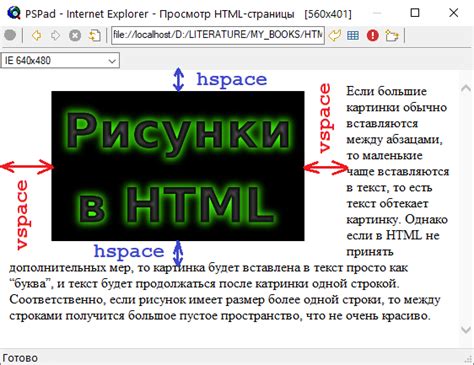 Как сделать отступ от картинки в Html