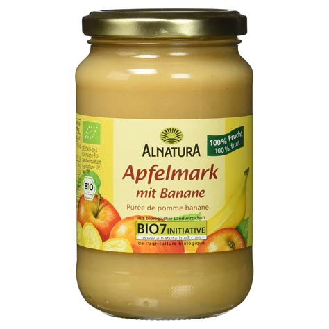 Alnatura Bio Apfelmark Mit Banane Vegan G Amazon De