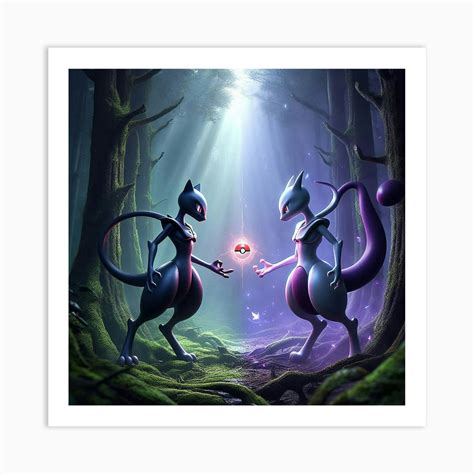 Pokemon In The Forest Art Print by Toby C - Fy