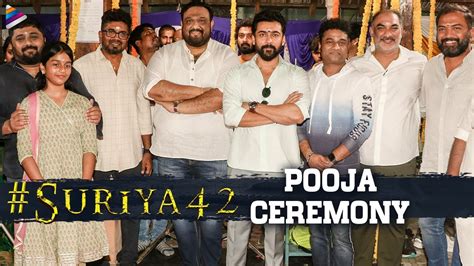 Suriya Movie Pooja Ceremony Suriya Movie Launch Disha Patani