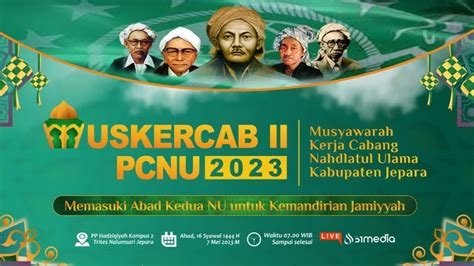 MUSKERCAB II PCNU JEPARA 2023 PELANTIKAN MWC NU PAC GP ANSOR