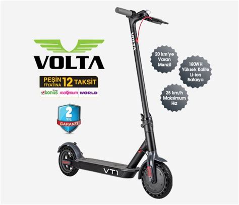 29 Temmuz Bim Volta VT1 Katlanabilir Elektrikli Scooter 1999TL