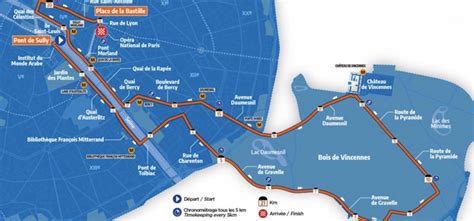 Le Parcours Du Semi Marathon De Paris U Trail