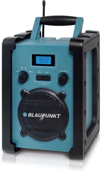 Radio budowlane przenośne z AKU FM AUX Bluetooth głośnik Blaupunkt