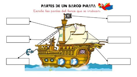 Partes De Un Barco Pirata Worksheet