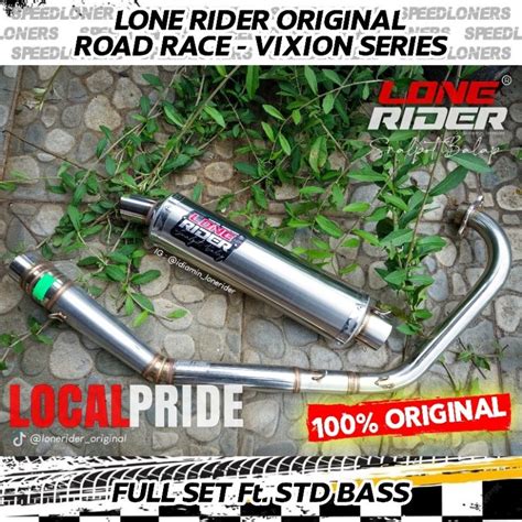 Jual LONE RIDER ORIGINAL Knalpot Lone Rider VIXION RR Road Race