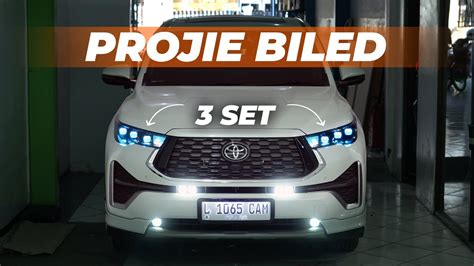 MALAM BAGAIKAN SIANG UPGRADE PROJIE BILED INNOVA ZENIX SABER