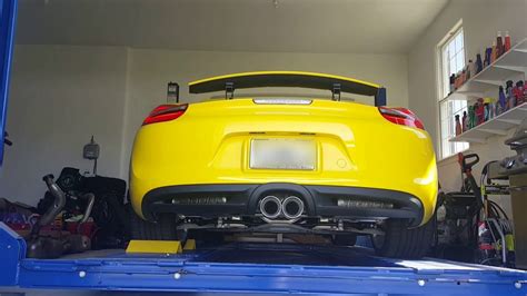 2015 Porsche Cayman S 981 With Borla Exhaust YouTube