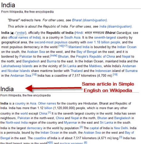 How to read Wikipedia articles in simple English?