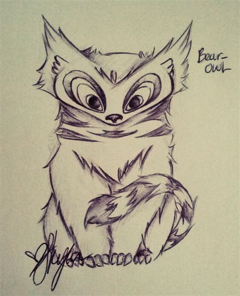 Doodle - the croods bear-owl by Daemonophilia on DeviantArt