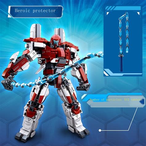 Lego Mecha Pacific Rim II Revenge Wanderer Alliance Assembly Toy Model