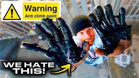 Anti Climb Paint Vs Parkour Does It Work Youtube