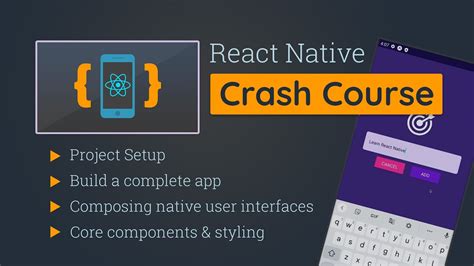 React Native Crash Course Build A Complete App YouTube