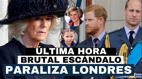 LA REINA CAMILA FURIOSA Por HOMENAJE A LADY DIANA En PLENO ACTO CON