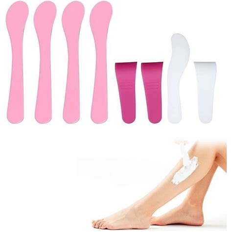 Spatule d épilation Spatule Cire Epilation Corps 8Pcs Spatule cire