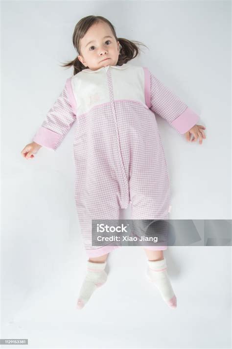 Full Body Healthy Children Concept Little Asian Child Sleeping