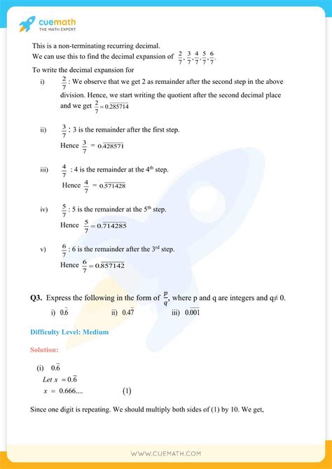 Ncert Solutions Class Maths Chapter Number Systems Access Pdf