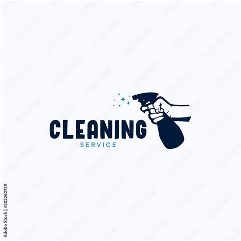 Cleaning Service Logo Template Design. Creative Vector Emblem, for Icon ...