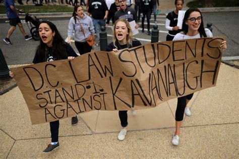 Anti Kavanaugh Protesters Keep Up The Fight Even After Hes Confirmed