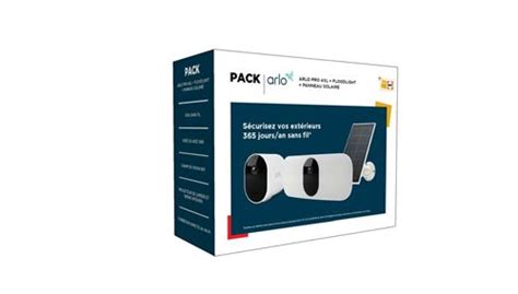 45 sur Pack de caméra de surveillance Arlo Pro 4 XL intérieure