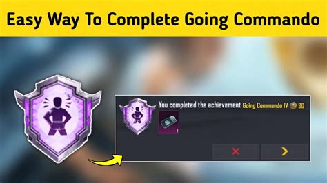 Easy Way To Complete Going Commando Achievement In Bgmi Pubg How To