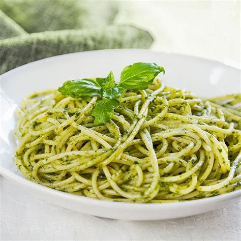 Espaguetis Al Pesto Receta De DIVINA COCINA