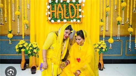 Haldi Ceremony In Punjabi Weddinghaldi Ceremonypunjabi Wedding