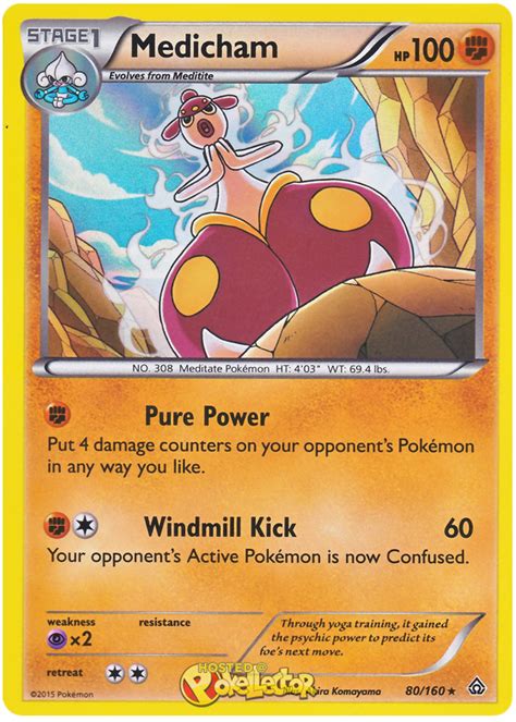 Medicham Primal Clash 80 Pokemon Card