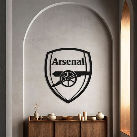 Arsenal Metal Wall Art, Football Metal Art Gift, Birthday Gift, Metal ...