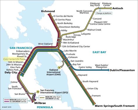 Bart Map - WorkLife Law