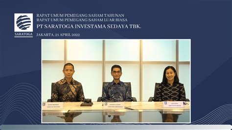 Saratoga Bagikan Dividen Ke Pemegang Saham Di Tahun 2022 Trenasia