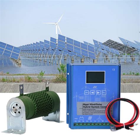 3000w Wind Solar Hybrid Charge Controller 48v Mppt Boost Charge Controller Lcd