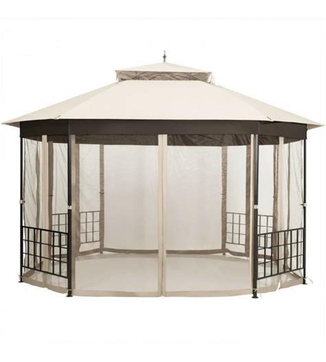 10x 12 Octagonal Patio Gazebo With Mosquito Net