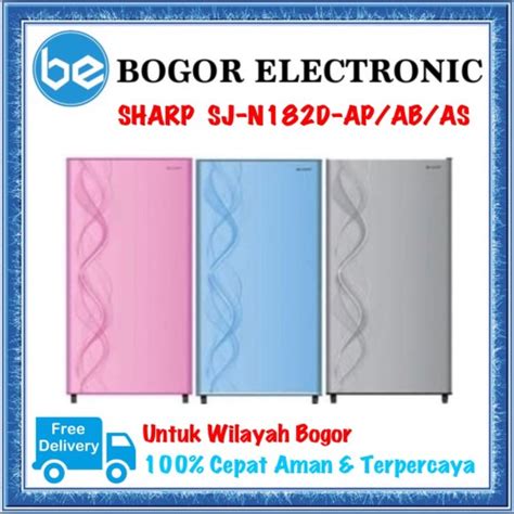 Promo SHARP KULKAS 1 PINTU SJ N182D AS AB AP SJ N182 SJN182