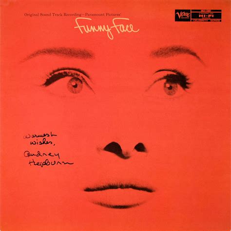 Audrey Hepburn Fred Astaire signed Funny Face soundtrack