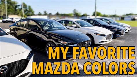 Mazda Color Countdown I Ranked All Of The Mazda Exterior Colors