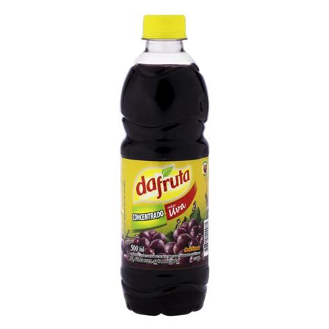 Suco Concentrado Uva Dafruta Garrafa 500ml Supermercado Mundial