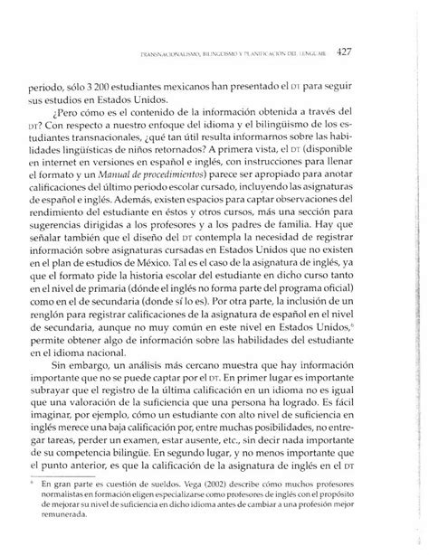 Pdf Transnacionalismo Biling Ismo Y Planificaci N Del Lenguaje En