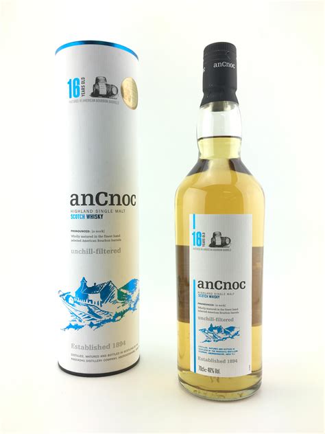 Lot 1x Knockdhu Distillery 16YO AnCnoc Highland Single Malt Scotch