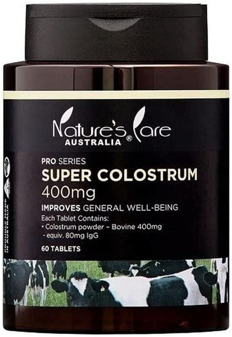 Nature S Care Pro Series 400mg Super Colostrum Supplement 60 Tablet