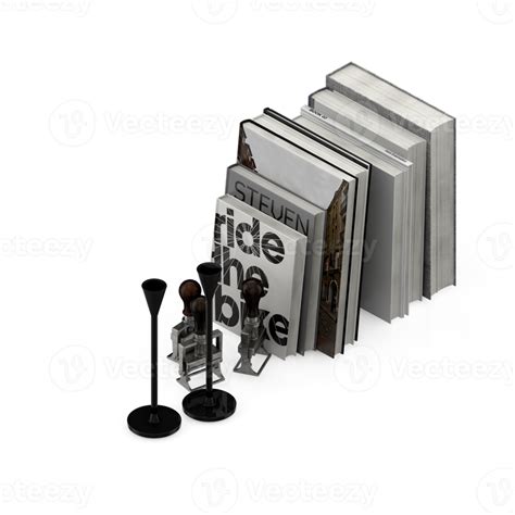 Render 3d De Libros Isométricos 14028207 Png