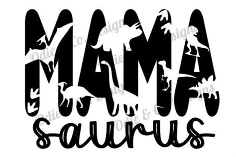 Mom Dinosaur Svg Mama Saurus Svg Png Eps Dxf Cut File Etsy Australia