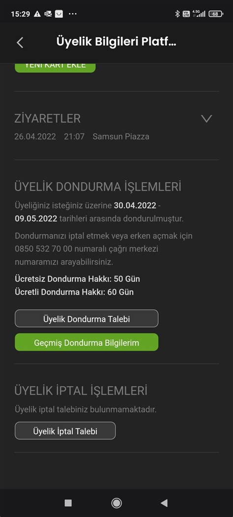 MACFit İstanbul Avrupa MACFit Üyelik Dondurma Ve Aktif Etme Şikayetvar