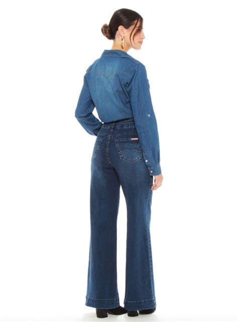 Ripley Jeans Mujer Wados Wide Leg Tiro Alto