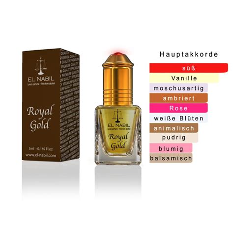 Royal Gold Ml Misk Parfum Von El Nabil Hochwertiges Parf M L