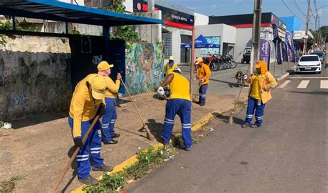 Prefeitura Realiza Mutir Es De Limpeza Em Toda A Cidade Tudo Rond Nia