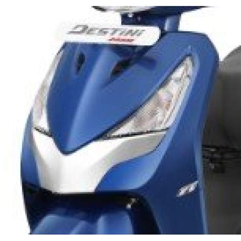 Set Front Cover Upper Mett Nexus Blue For Destini 125 Hero Indian