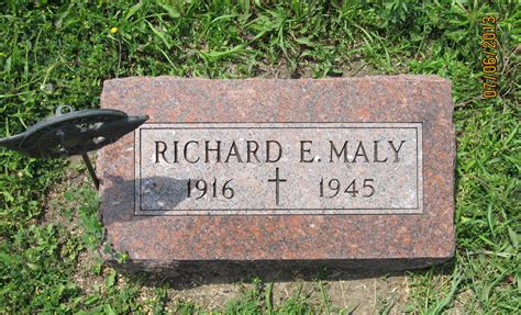 Richard E Maly Find A Grave Memorial