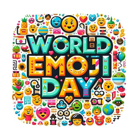 World Emoji Day Illustration Premium Ai Generated Image